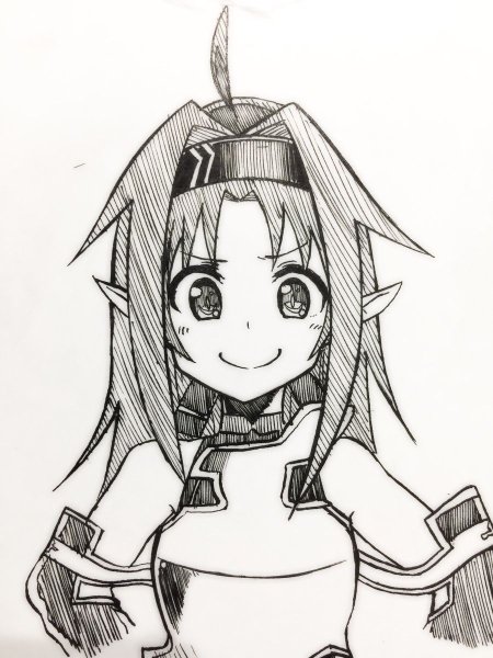 Асуна скетч