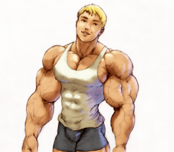 Бодибилдинг аниме