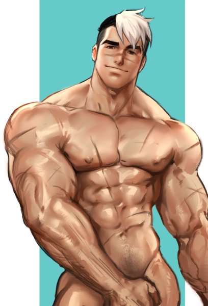 Качки арт мужчины