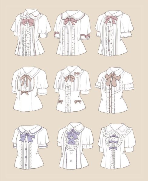 Складки на рубашке референс