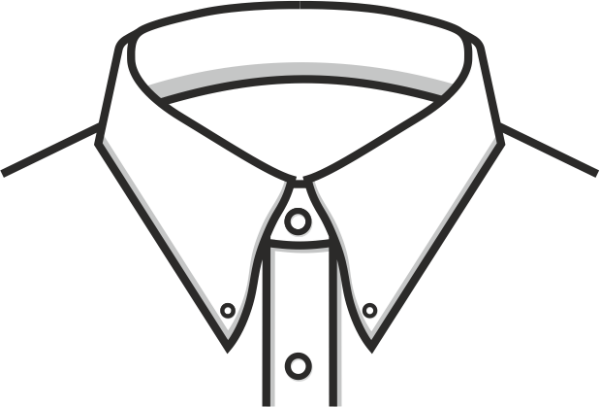 Воротник карандашом