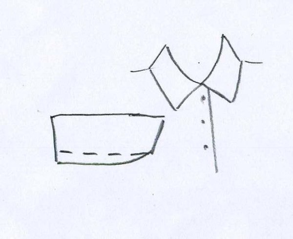 Аниме воротник рубашки