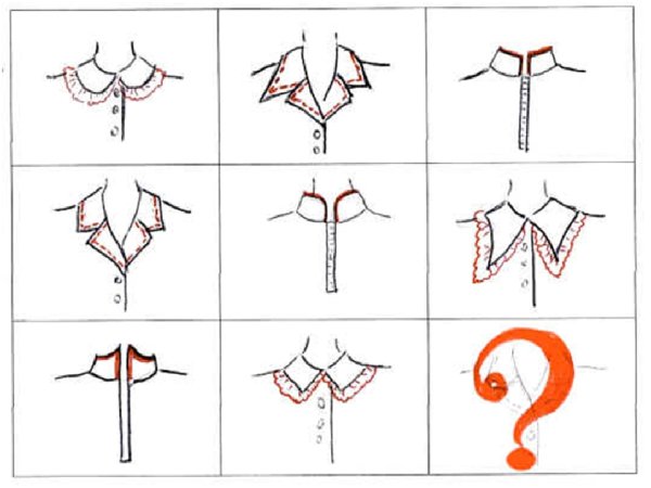 Эскиз воротника