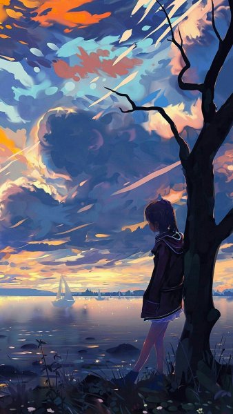 Одинокий аниме