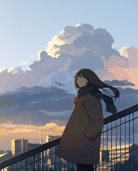 Аниме одинокая девушка
