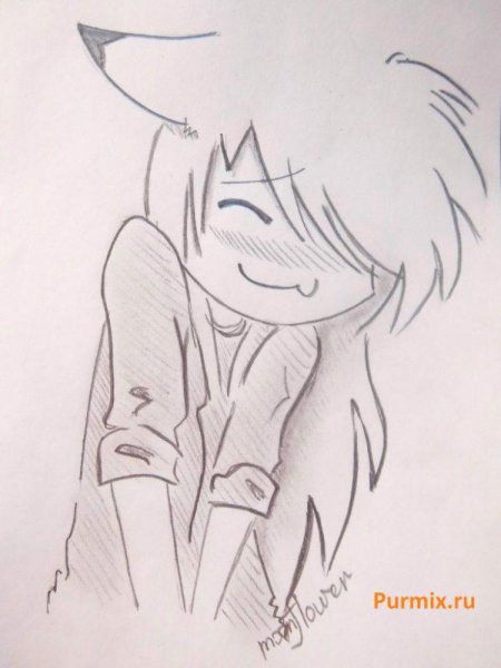 Аниме рисунки для срисовки карандашом легкие