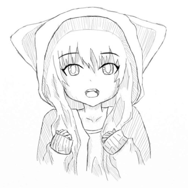 Аниме рисунок легкий