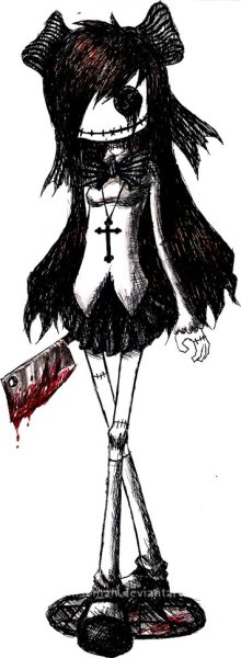 Кровавые рисунки карандашом