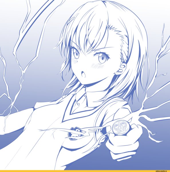 Мисака Микото монохром