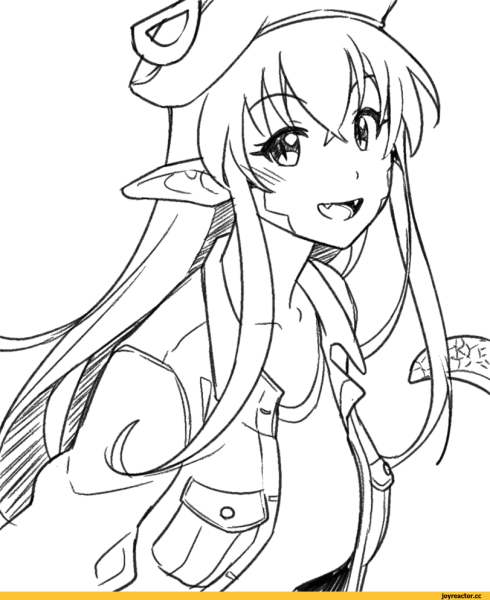 Аниме девушки и машины