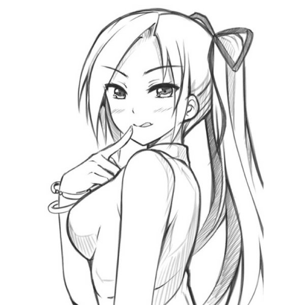 Раскраски аниме Хатсуне Мику