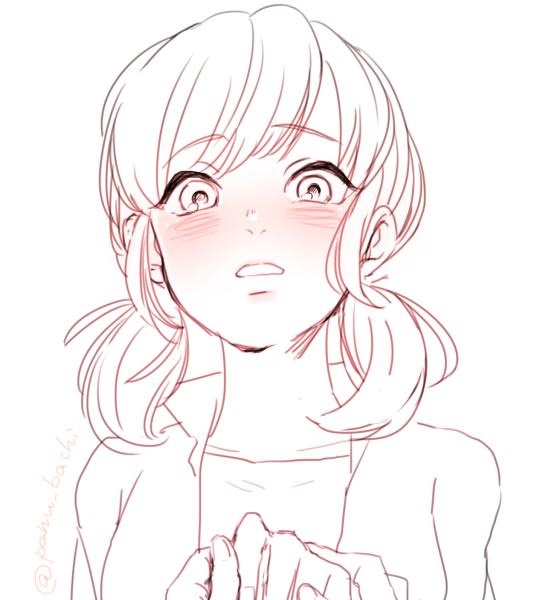 Рисунок Маринет карандашом