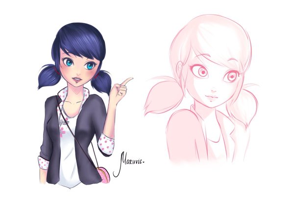 Наброски Маринетт