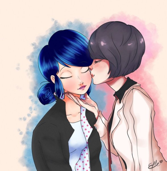 Кагами Цуруги и Маринетт