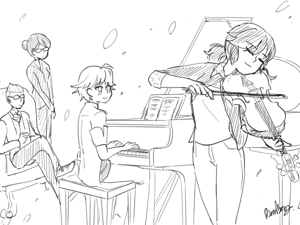 Люка и Маринет раскраска