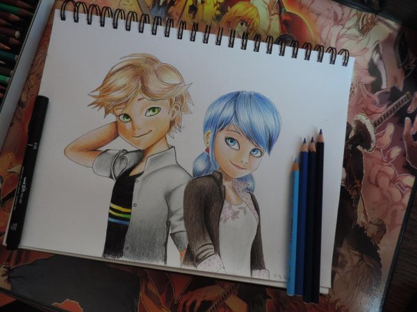 Скетчбук Маринетт