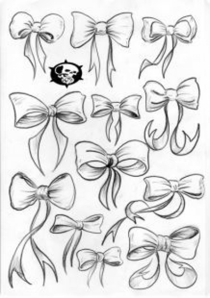 Бантик эскиз