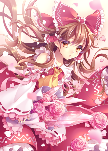 Аниме девушка с бантиком