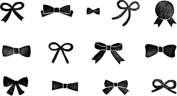 Минималистичный бантик