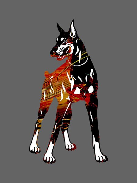 Доберман аниме злой