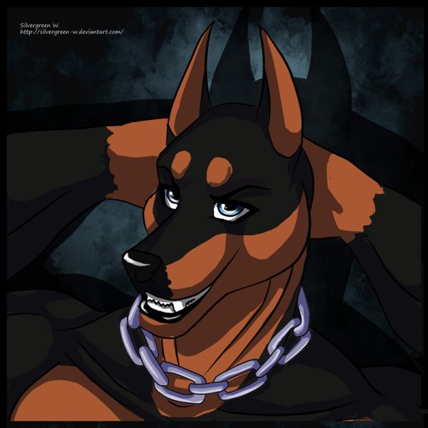 Референс собаки Доберман