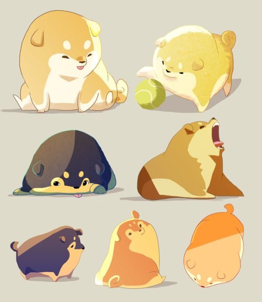 Туториал милые животные