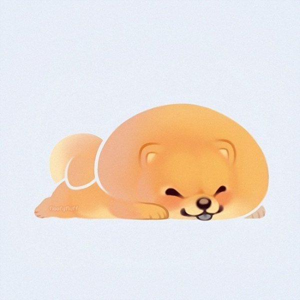 Мультяшные Шпицы милые