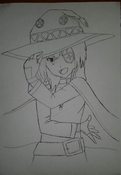 Мегумин арты для срисовки