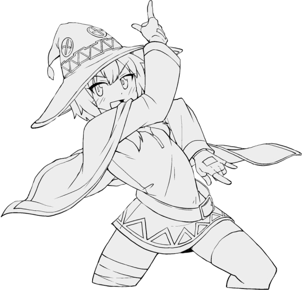 Коносуба Мегумин арт