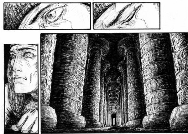 Штриховка в комиксах