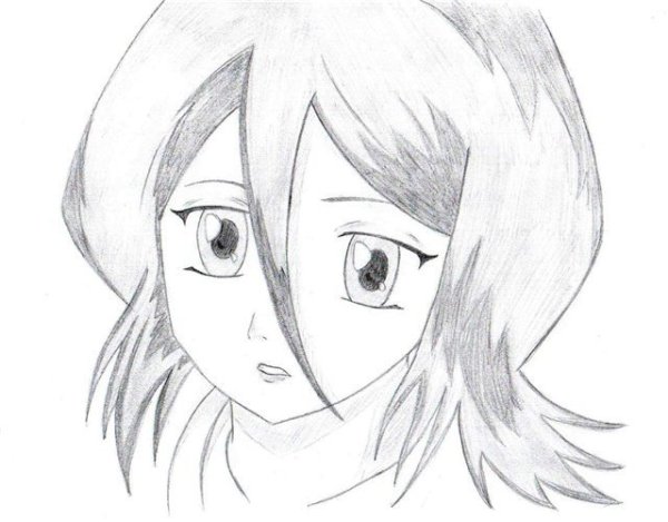 Аниме картинки карандашом для начинающих
