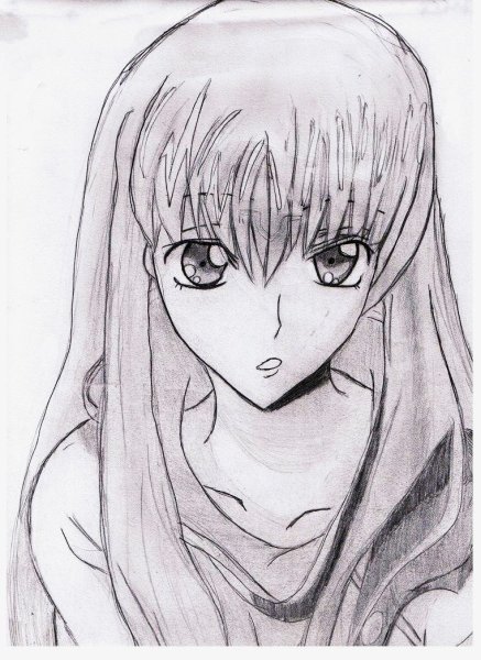 Аниме для срисовывания карандашом