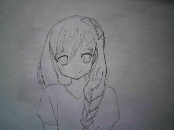 Рисунки аниме девушек для начинающих