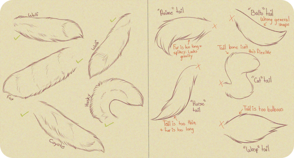 Хвост лисы туториал