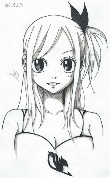 Люси Сердоболия для срисовки