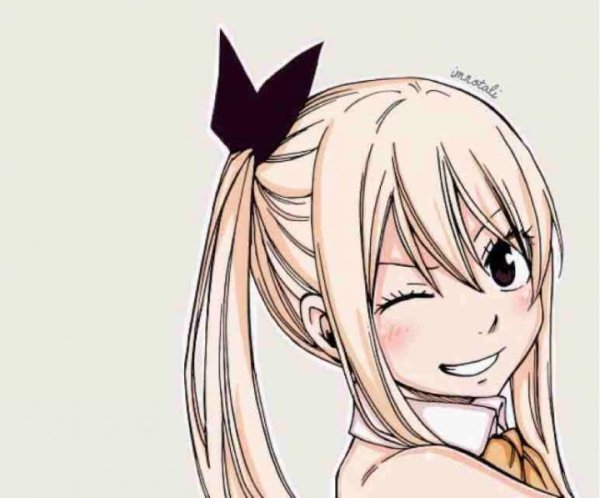 Хвост феи Люси для срисовки