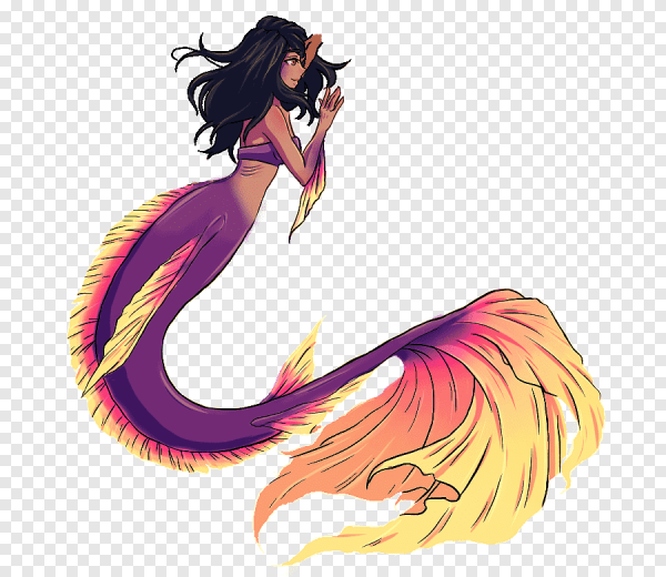 Хвост русалки арт