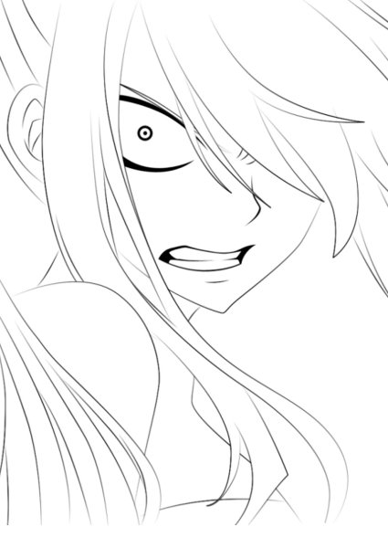 Хвост феи раскраска Эльза