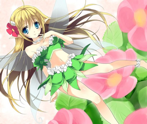 Цветочная Фея аниме