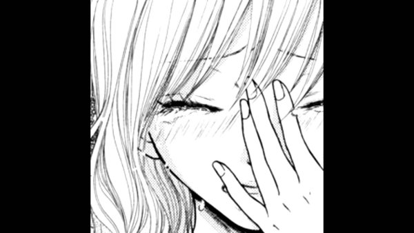 Аниме слезы карандашом