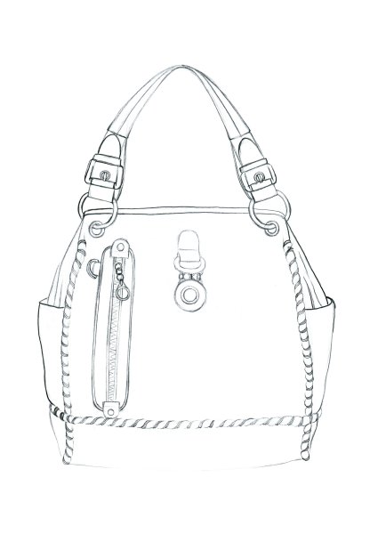 Сумка скетч