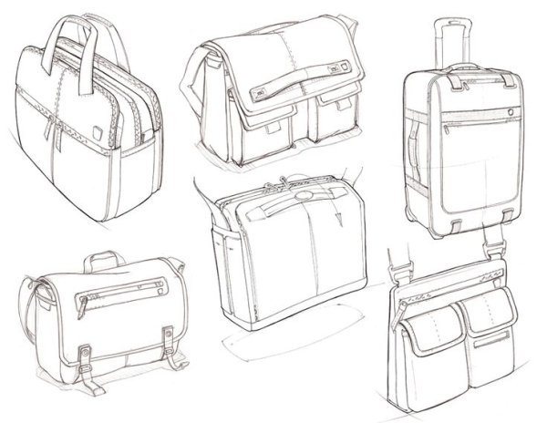 Зарисовка портфеля