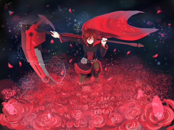RWBY Ruby Rose коса