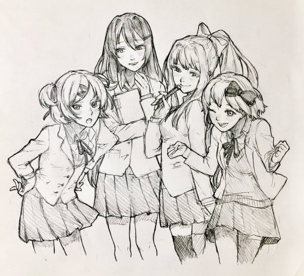 Моника рисунки доки доки