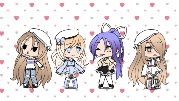 Аниме одежда Чиби гача лайф