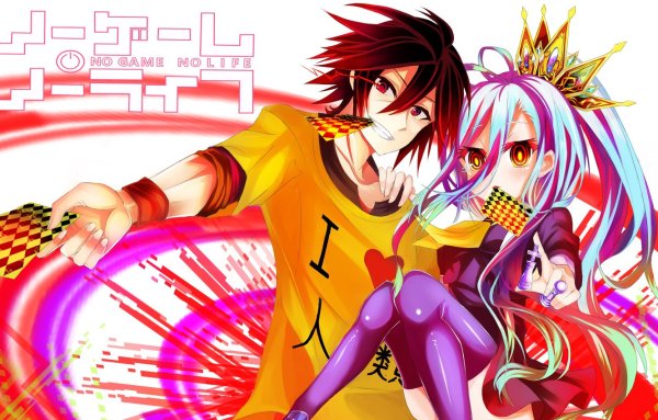 Сора арт аниме нет игры нет жизни