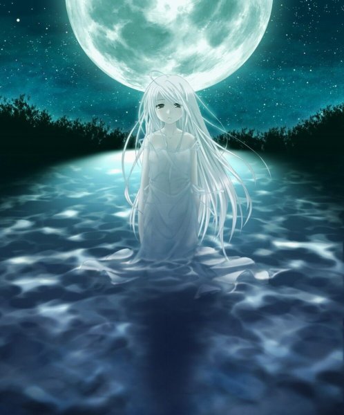 Аниме мальчик призрак