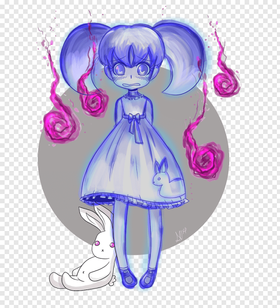 Девочка с короткими белыми волосами