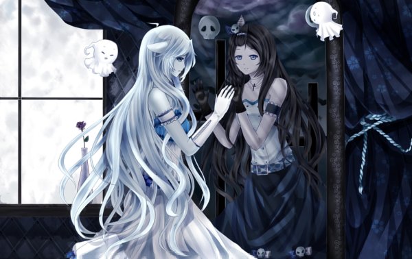 Аниме девушка призрак