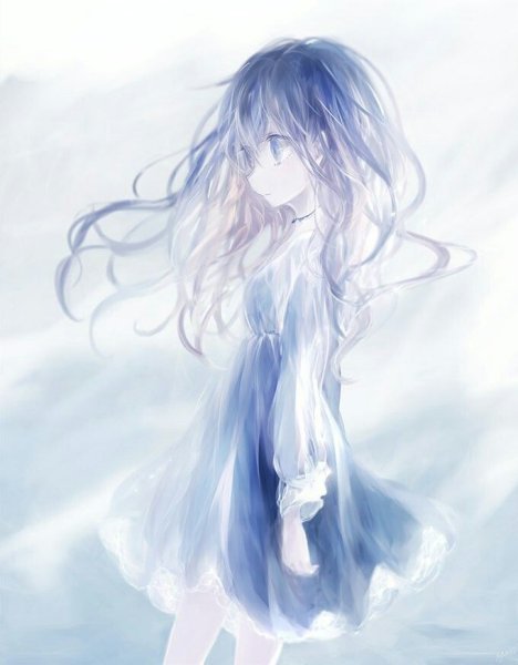 Беловолосая девушка